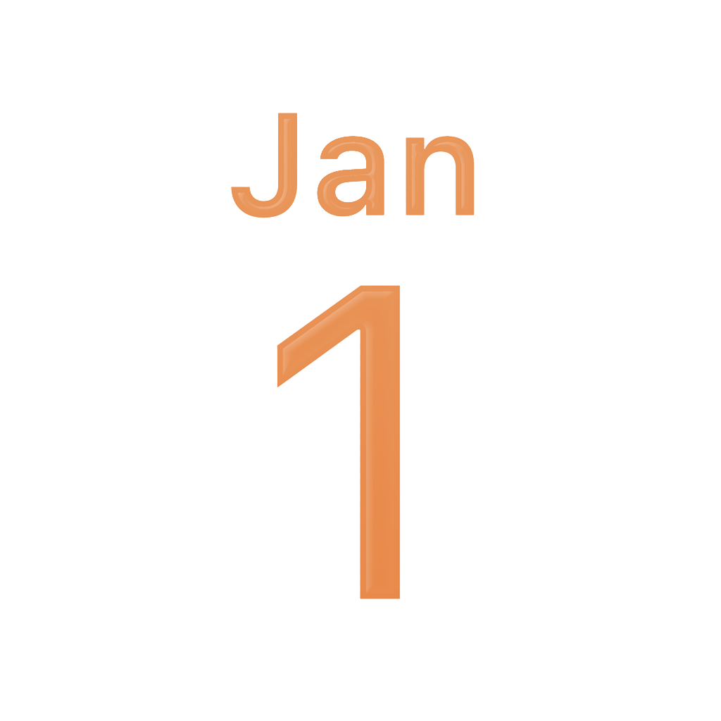 iPhoneアイコンカレンダー iPhone 17 Pro・コズミックオレンジ