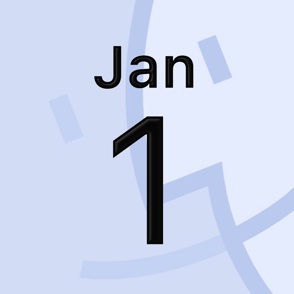 iPhoneアイコンカレンダー MacOS