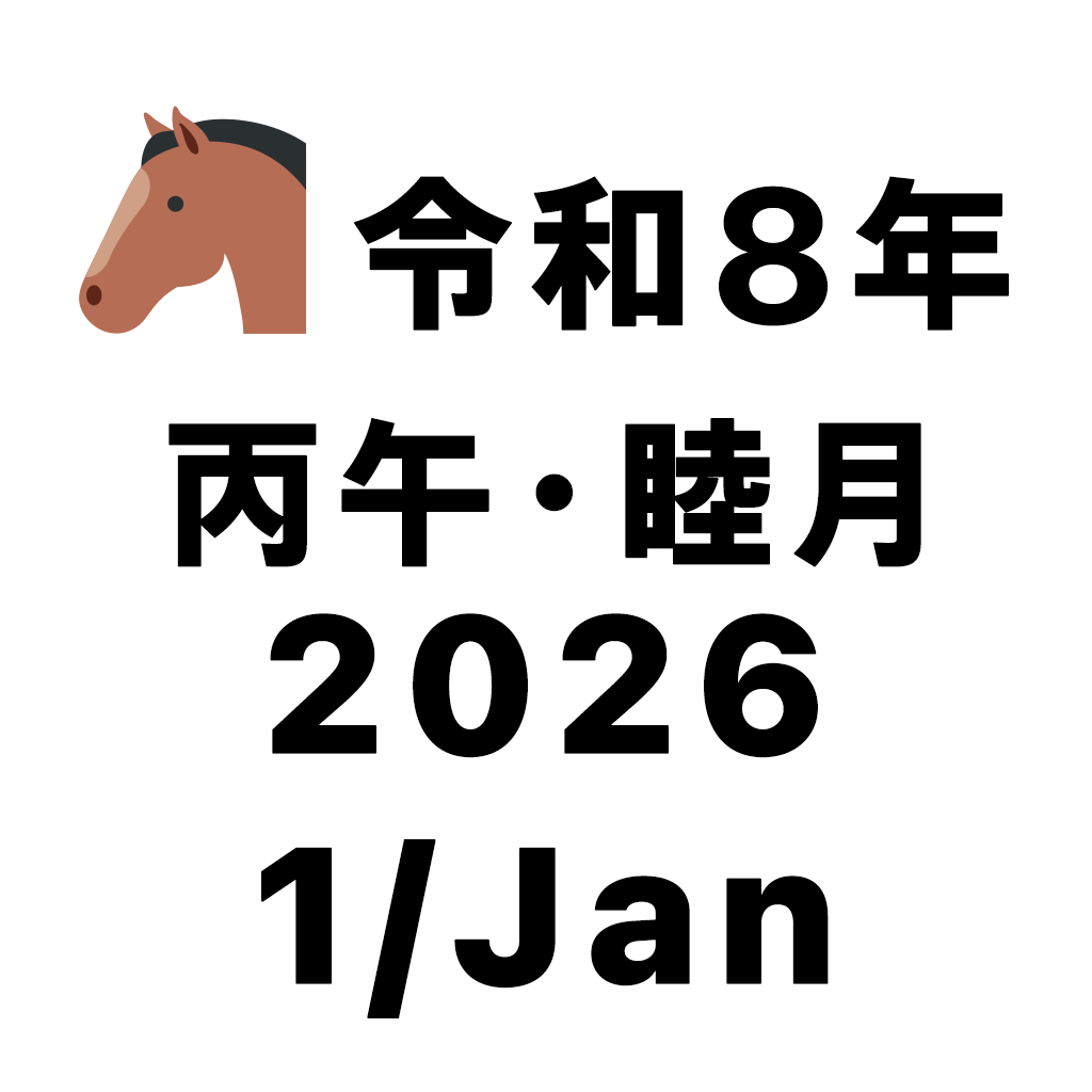 iPhone西暦表示アイコン　2015
