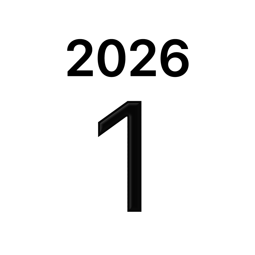 iPhone　西暦アイコンカレンダー