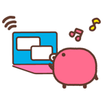 LINEスタンプ　豆ブタ2