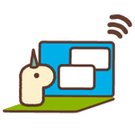 LINEスタンプ　豆ブタ3