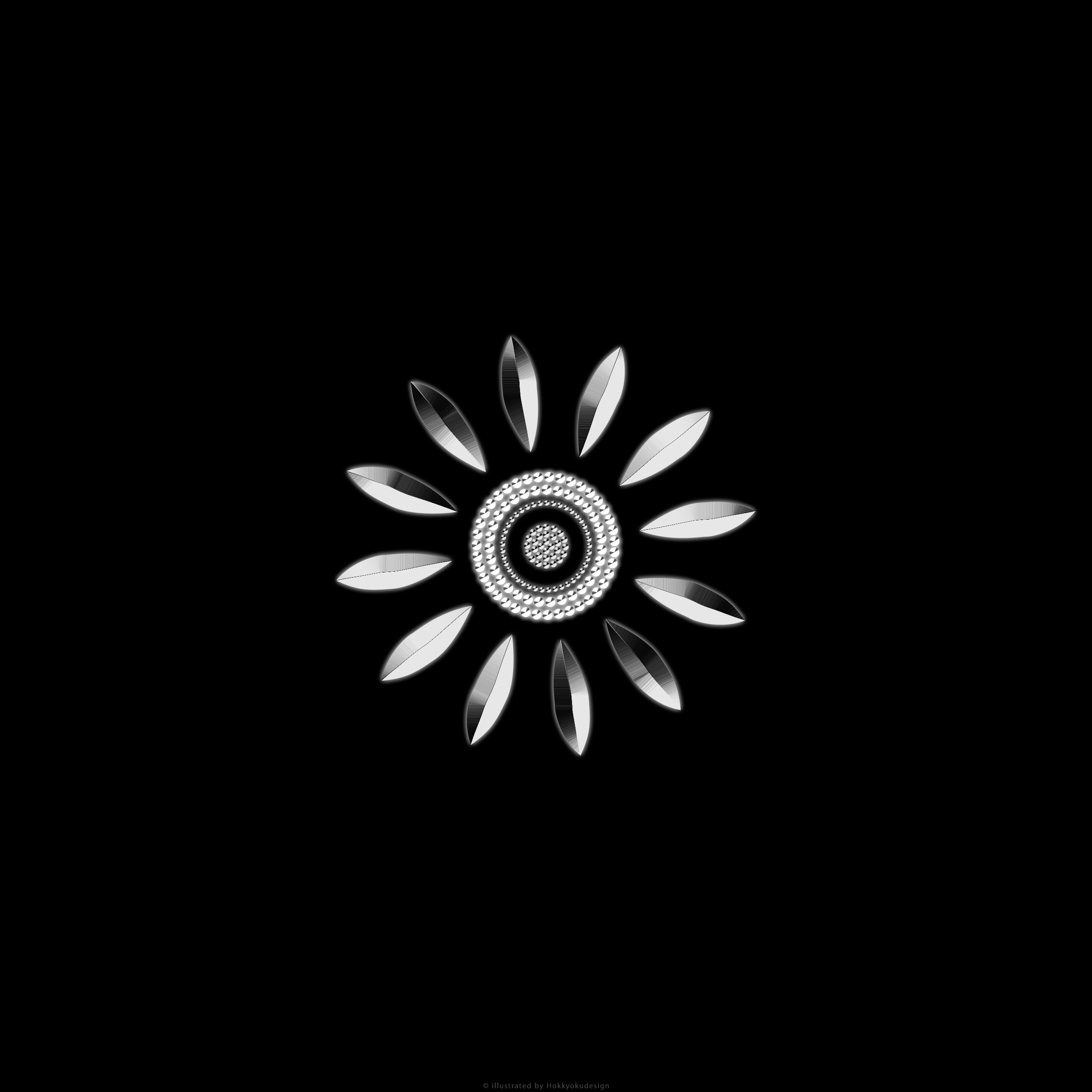 ラインストーンのiPhone壁紙