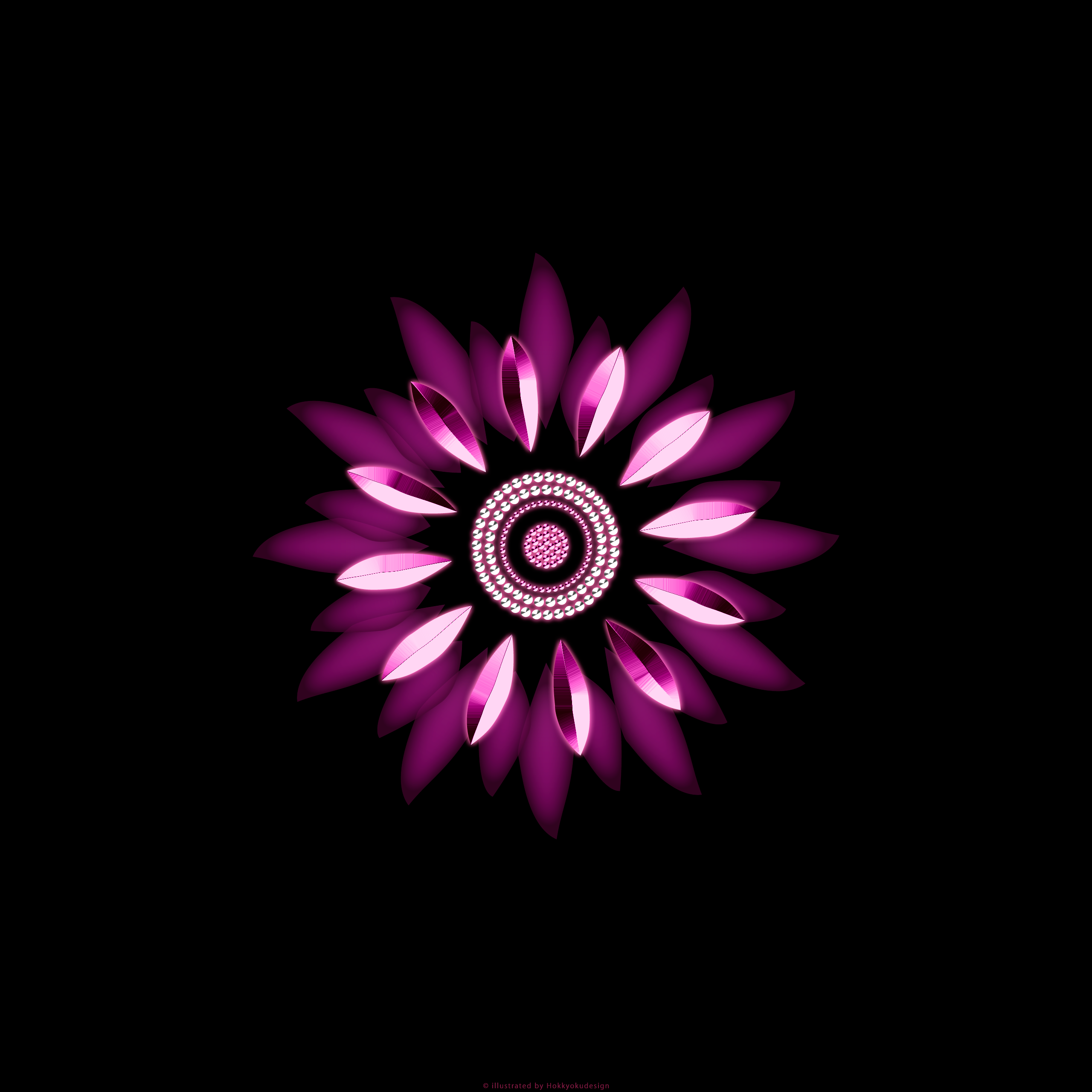 iPhone6,6 Plus用花の壁紙