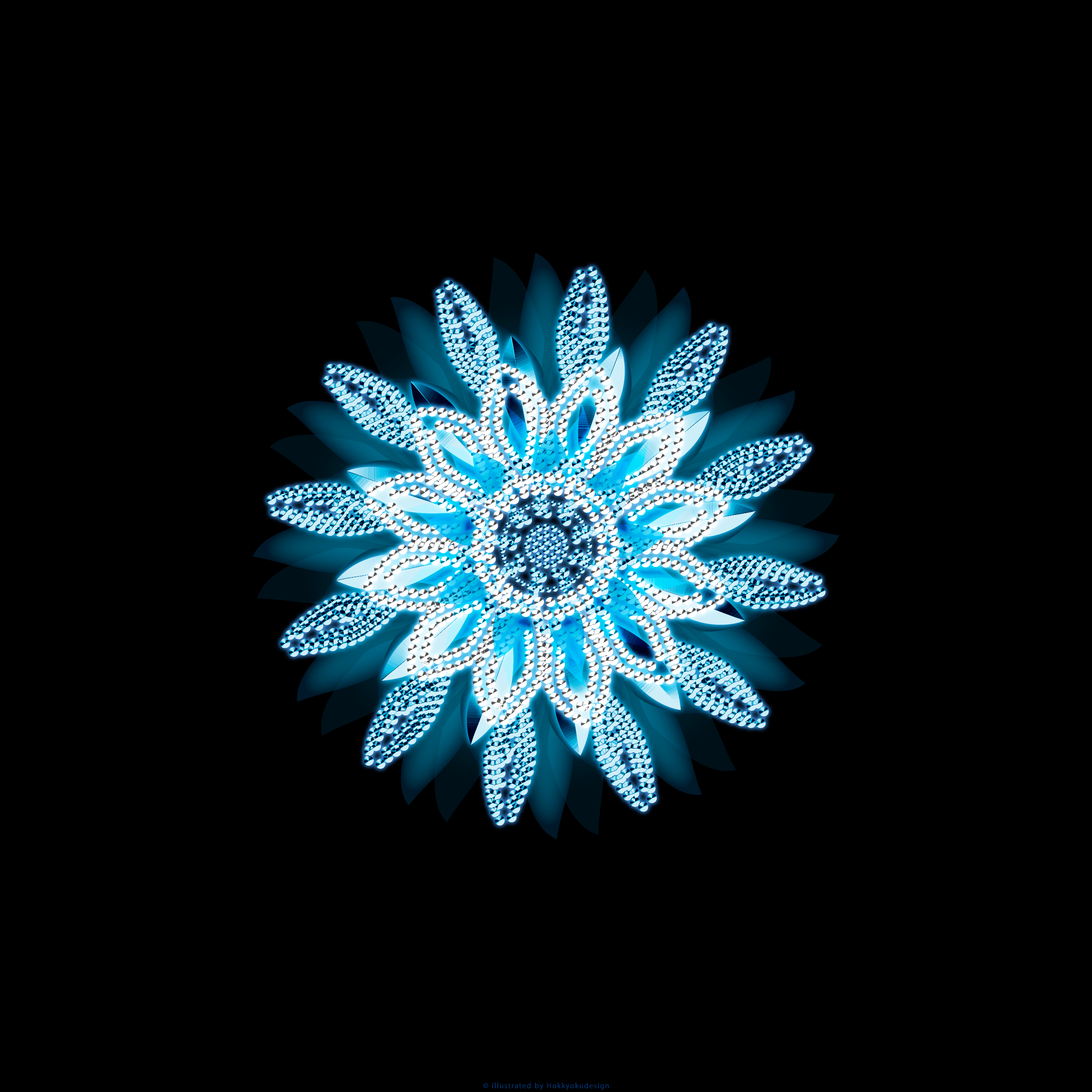 ラインストーンのiPhone壁紙