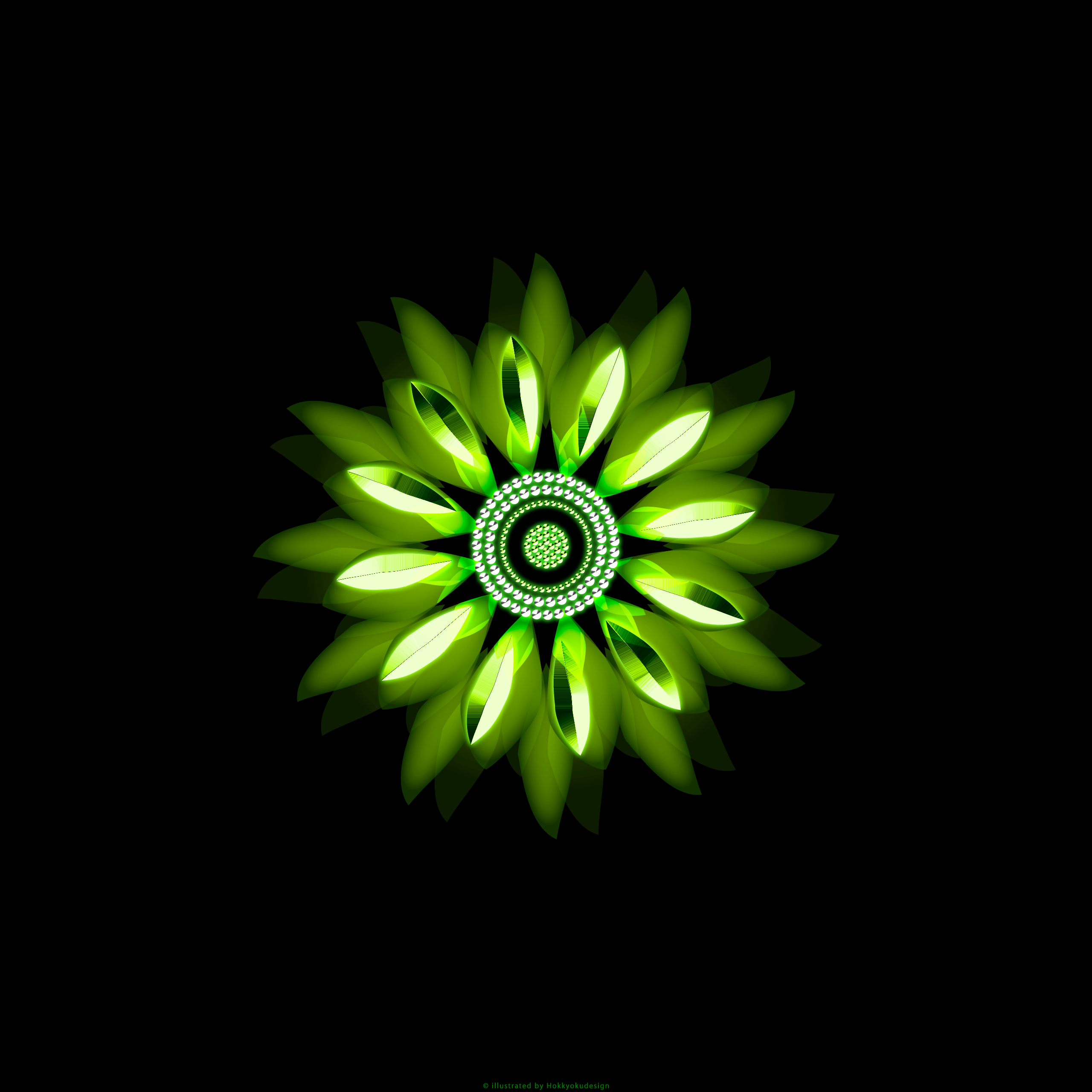 ラインストーンのiPhone壁紙