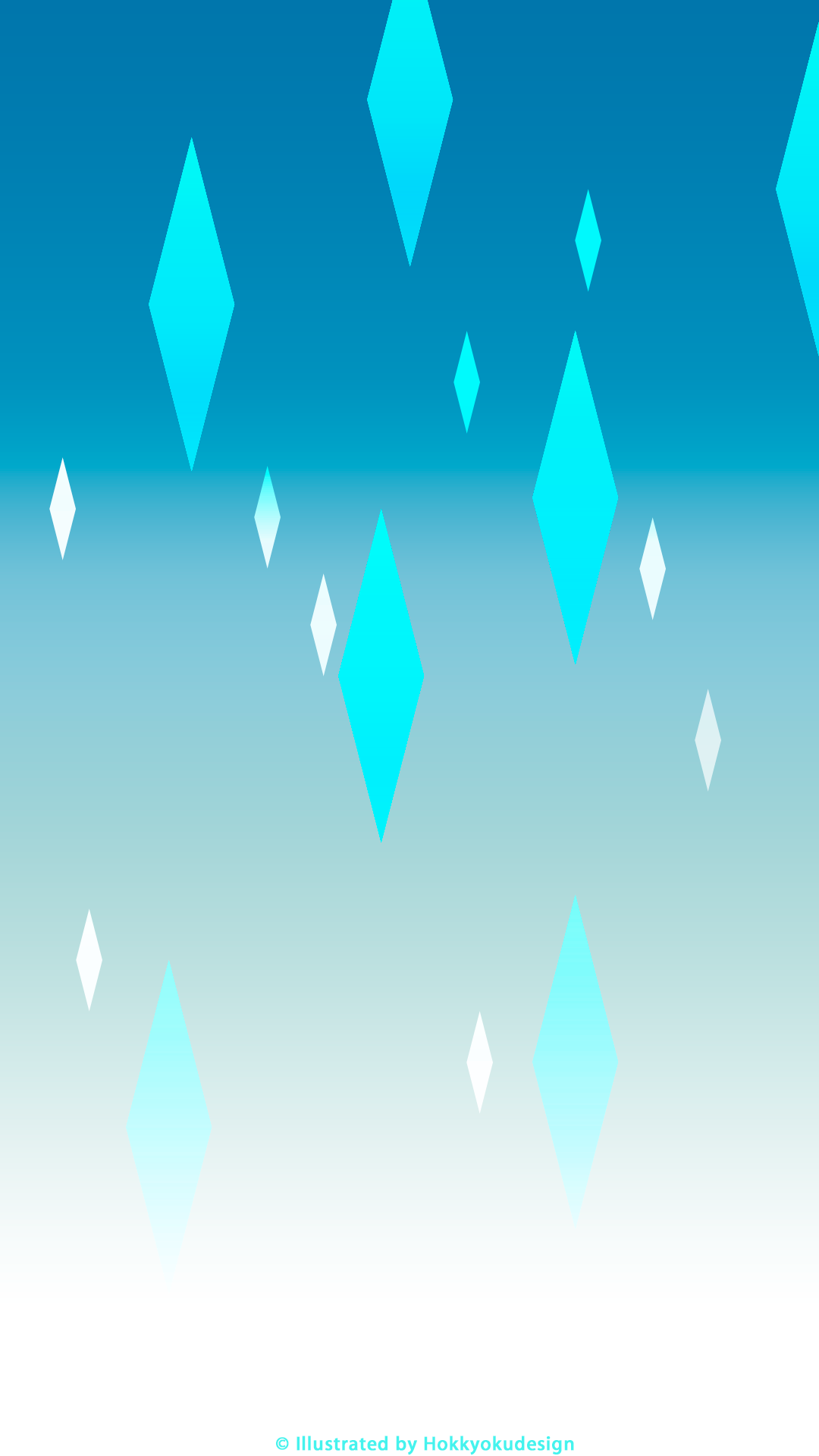 HDサイズ壁紙　iOS8 icecube