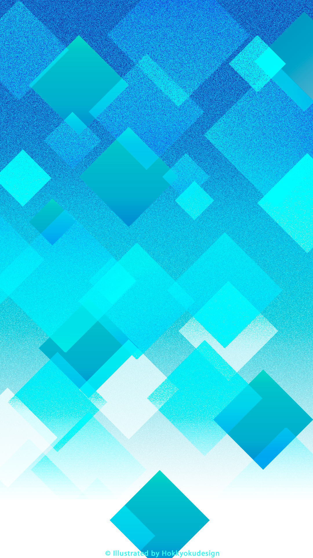 HDサイズ壁紙　iOS8 icecube Frozen