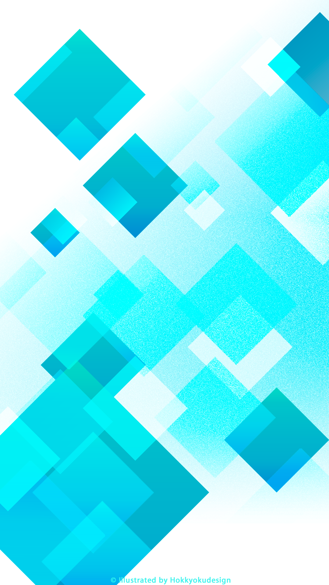 HDサイズ壁紙　iOS8 icecube Frozen