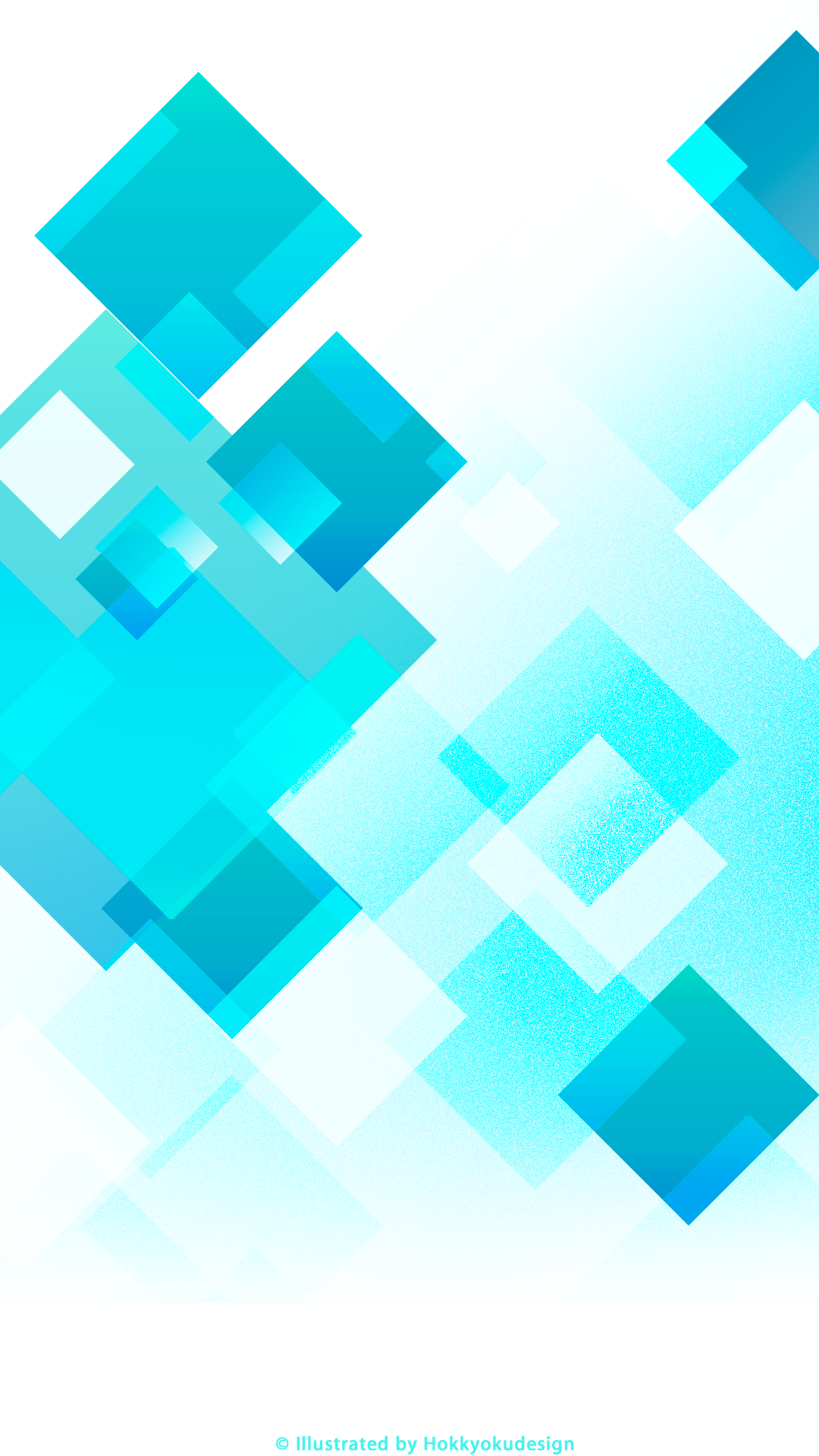 HDサイズ壁紙　iOS8 icecube Frozen