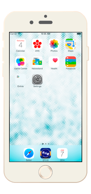 iPhone8/7/6 水の壁紙