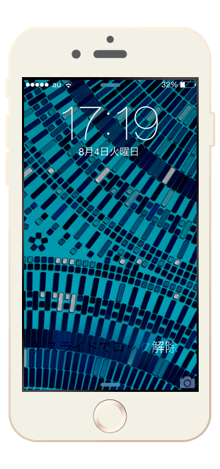 iPhone壁紙・ドット