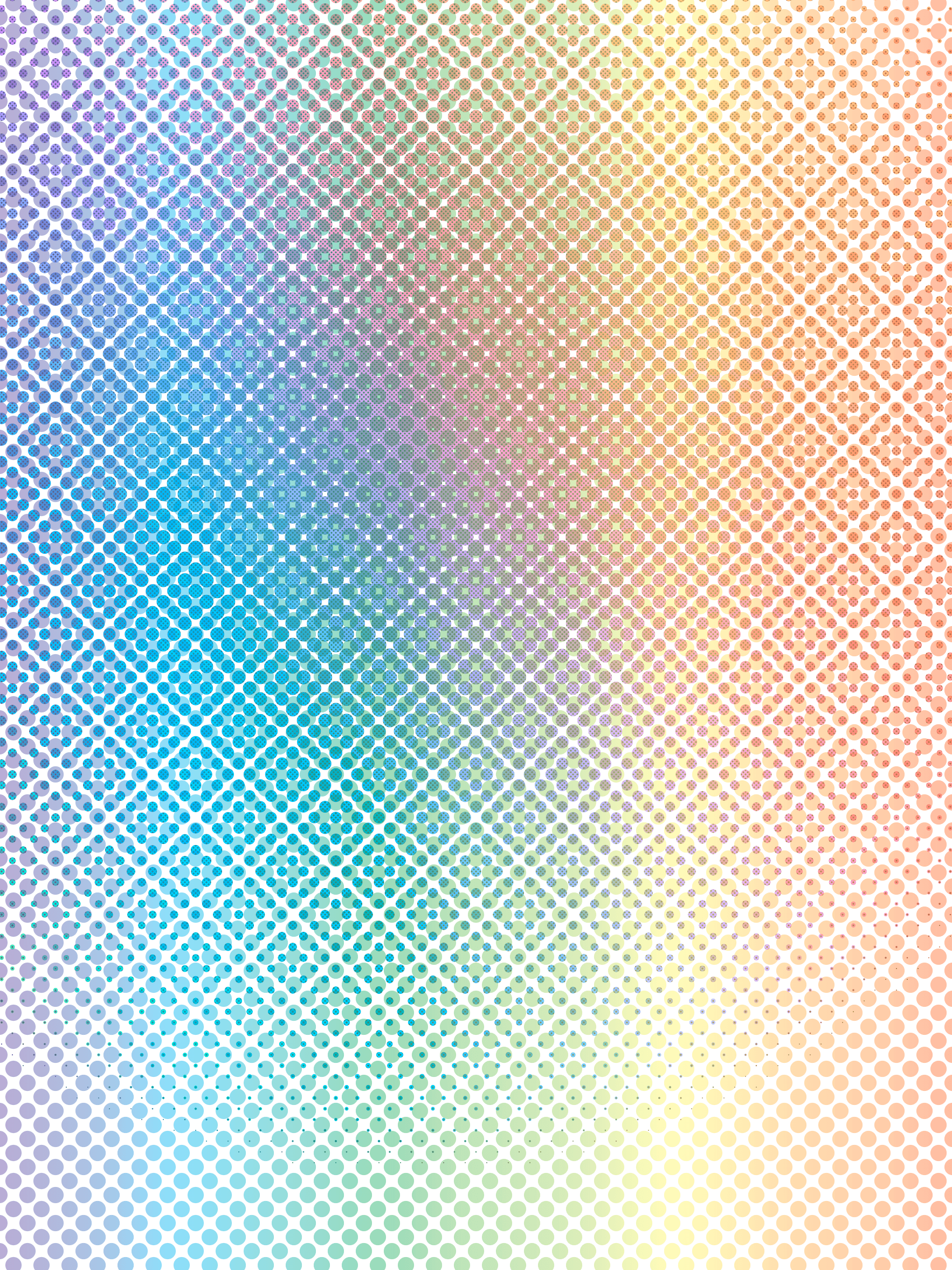 iPhone / Android用壁紙 レインボートーン