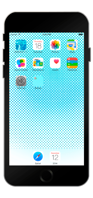 iPhone壁紙・ドット