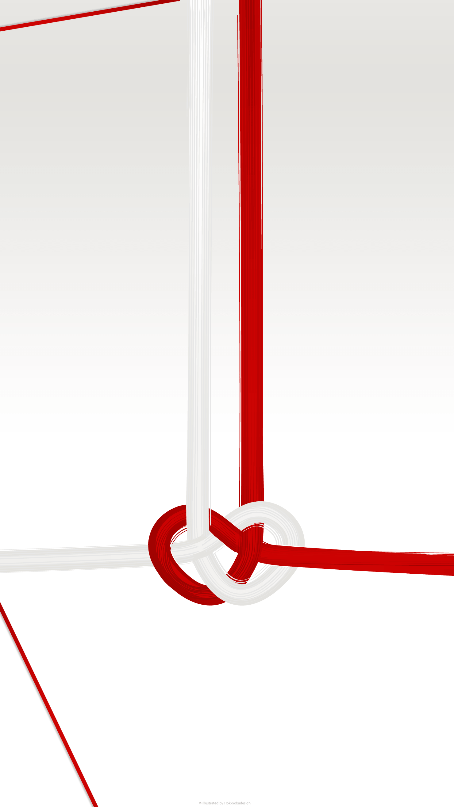 お正月・和風壁紙「水引　祝儀袋」