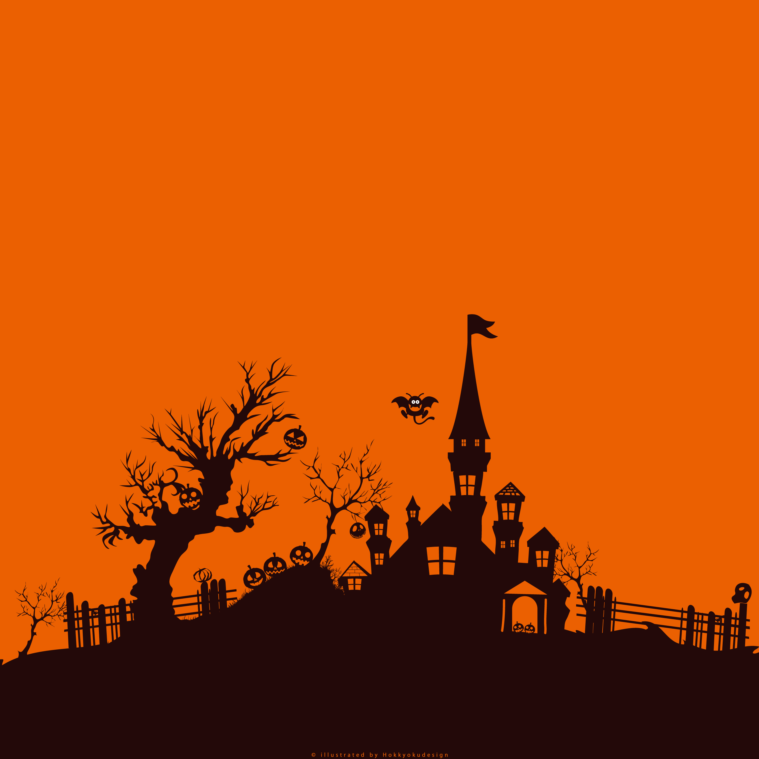 iPhoneハロウィン待受け壁紙