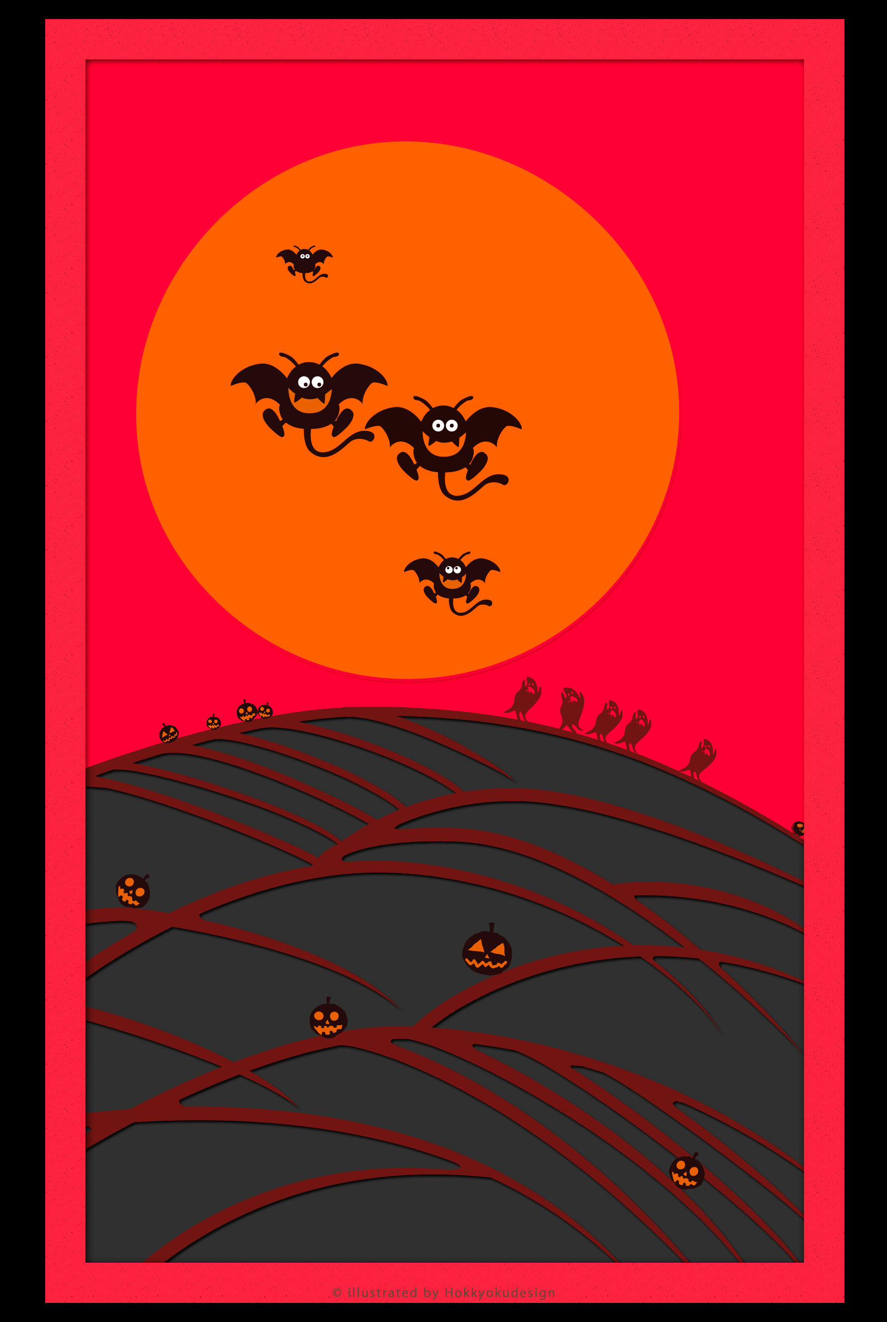 iPhoneハロウィン待受け壁紙