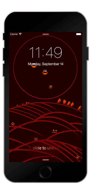 日本の風景、季節の壁紙　ハロウィン壁紙