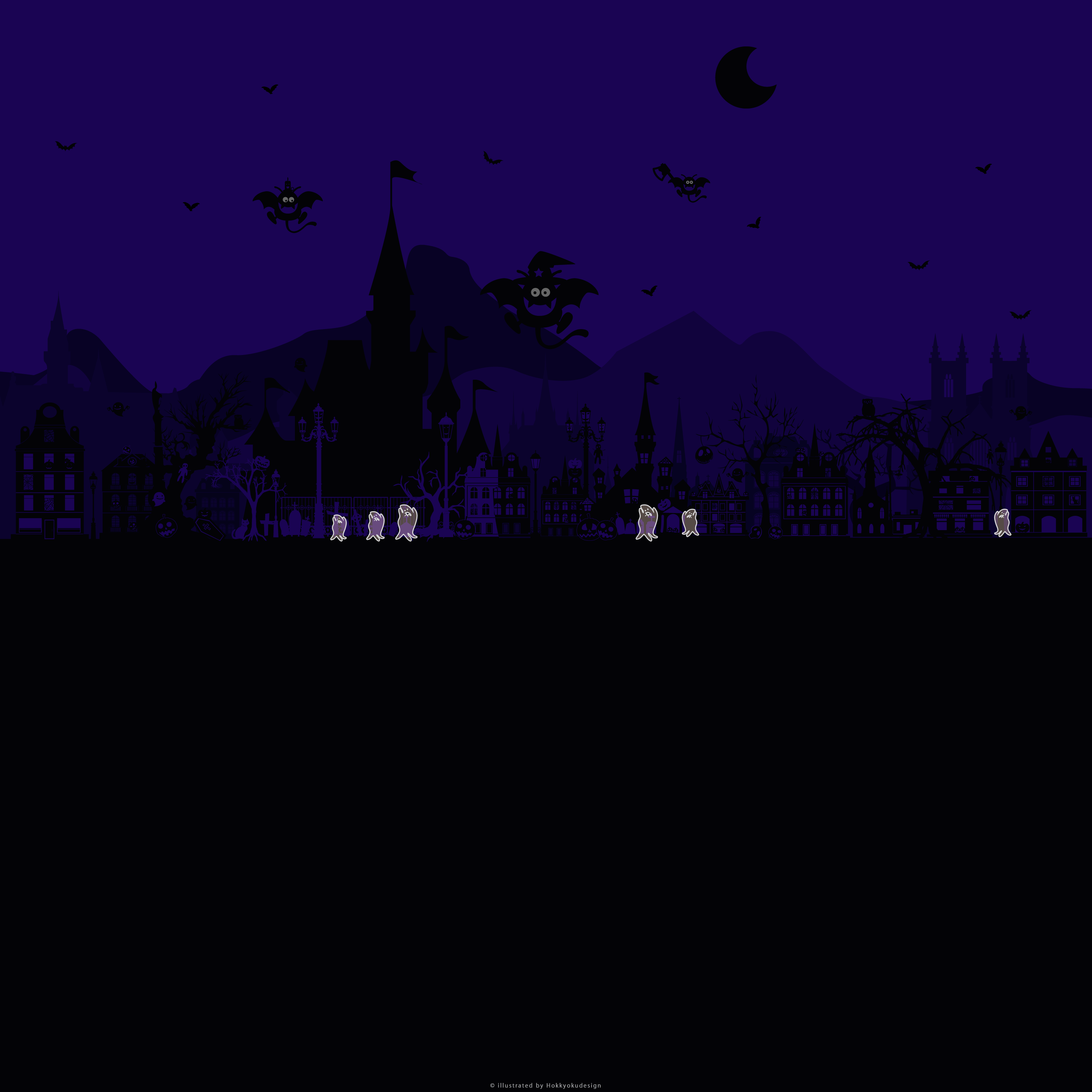 iPhoneハロウィン待受け壁紙