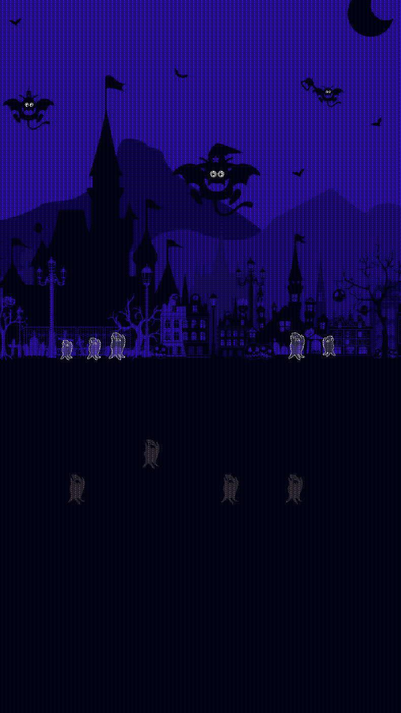 iPhone　ハロウィン動く壁紙　スクリームマン