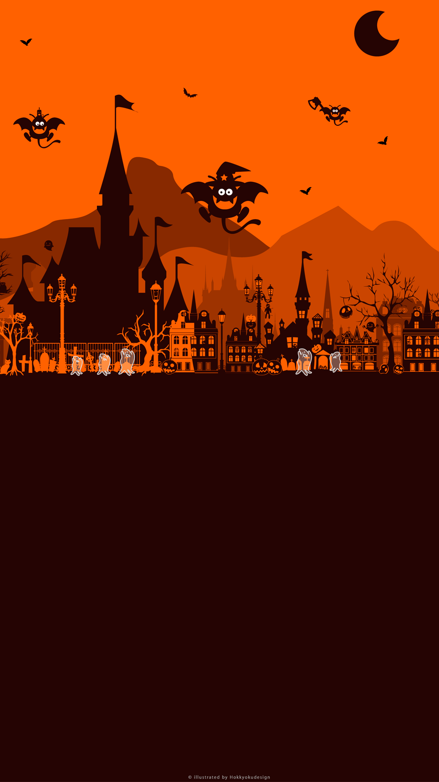 iPhoneハロウィン待受け壁紙