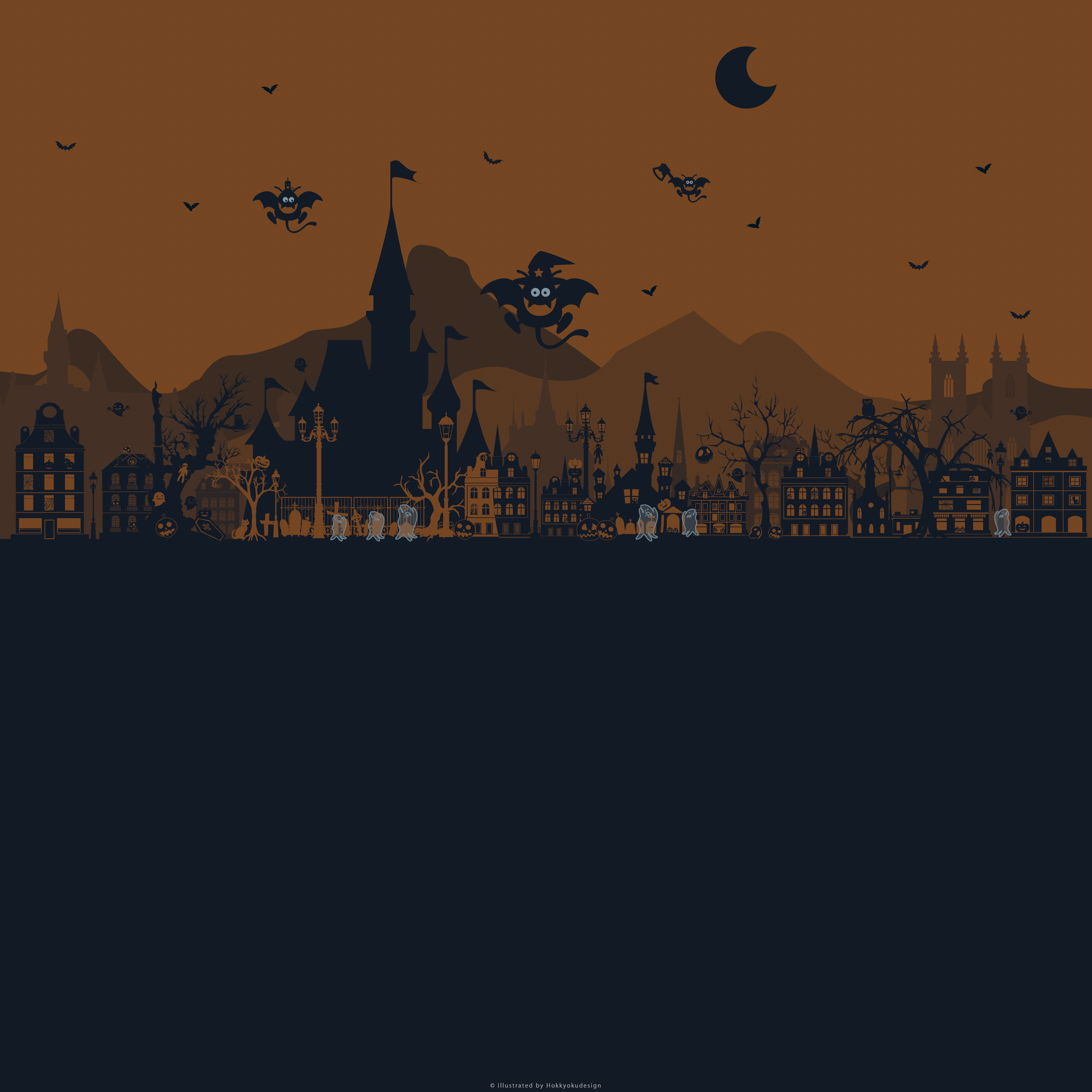 iPhoneハロウィン待受け壁紙