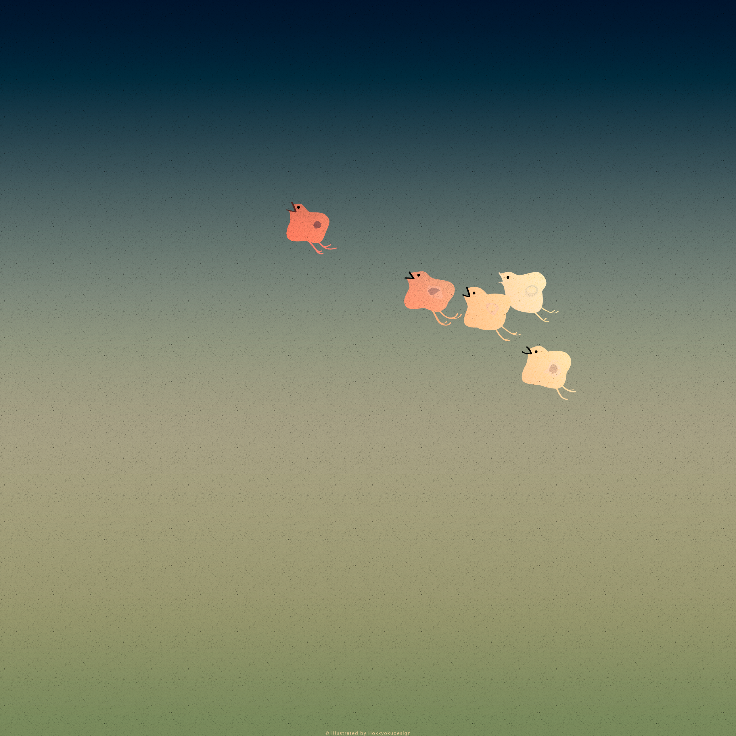 ドックが消える日本の壁紙 千鳥