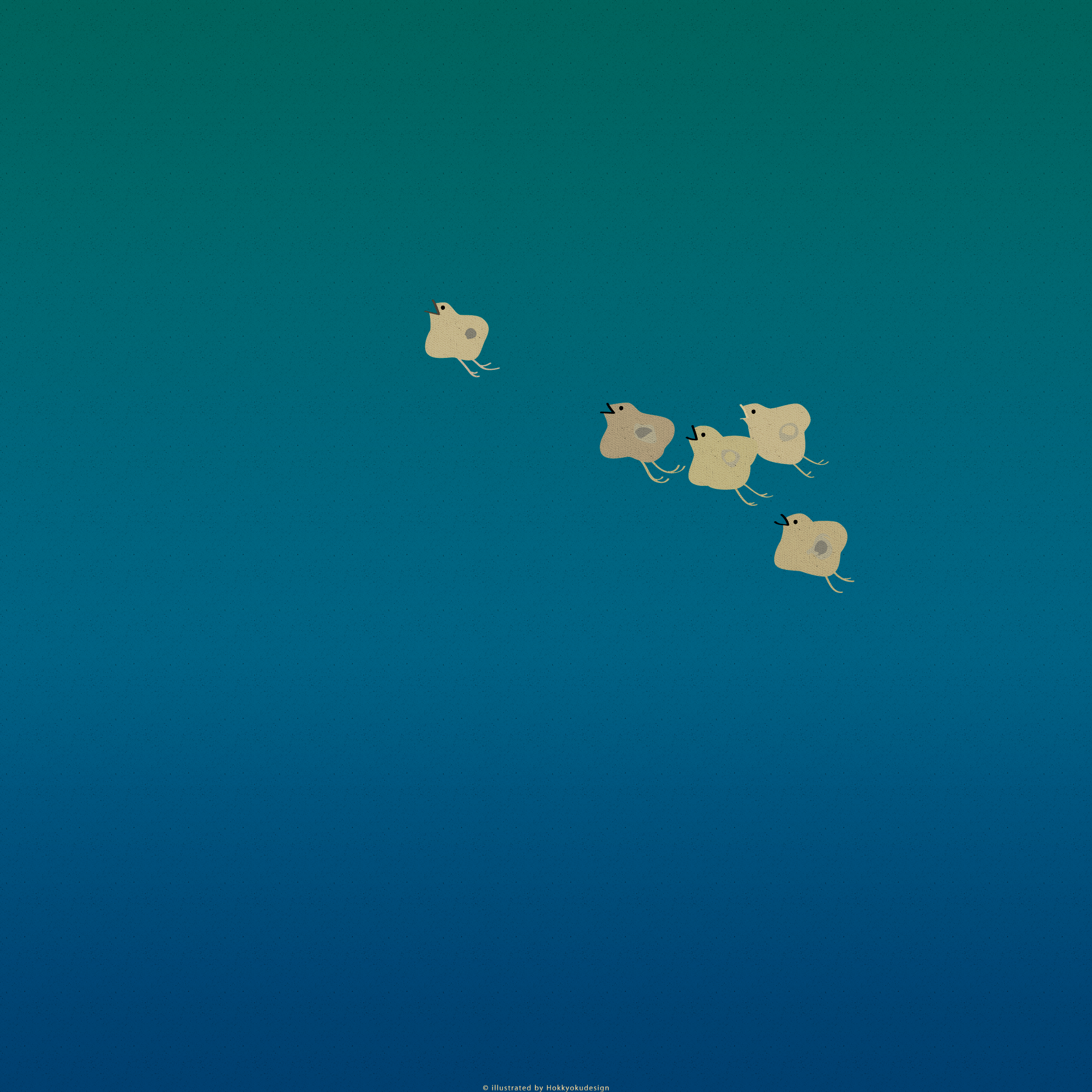 ドックが消える日本の壁紙 千鳥