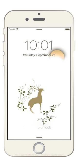 日本の風景、和風壁紙　中村芳中