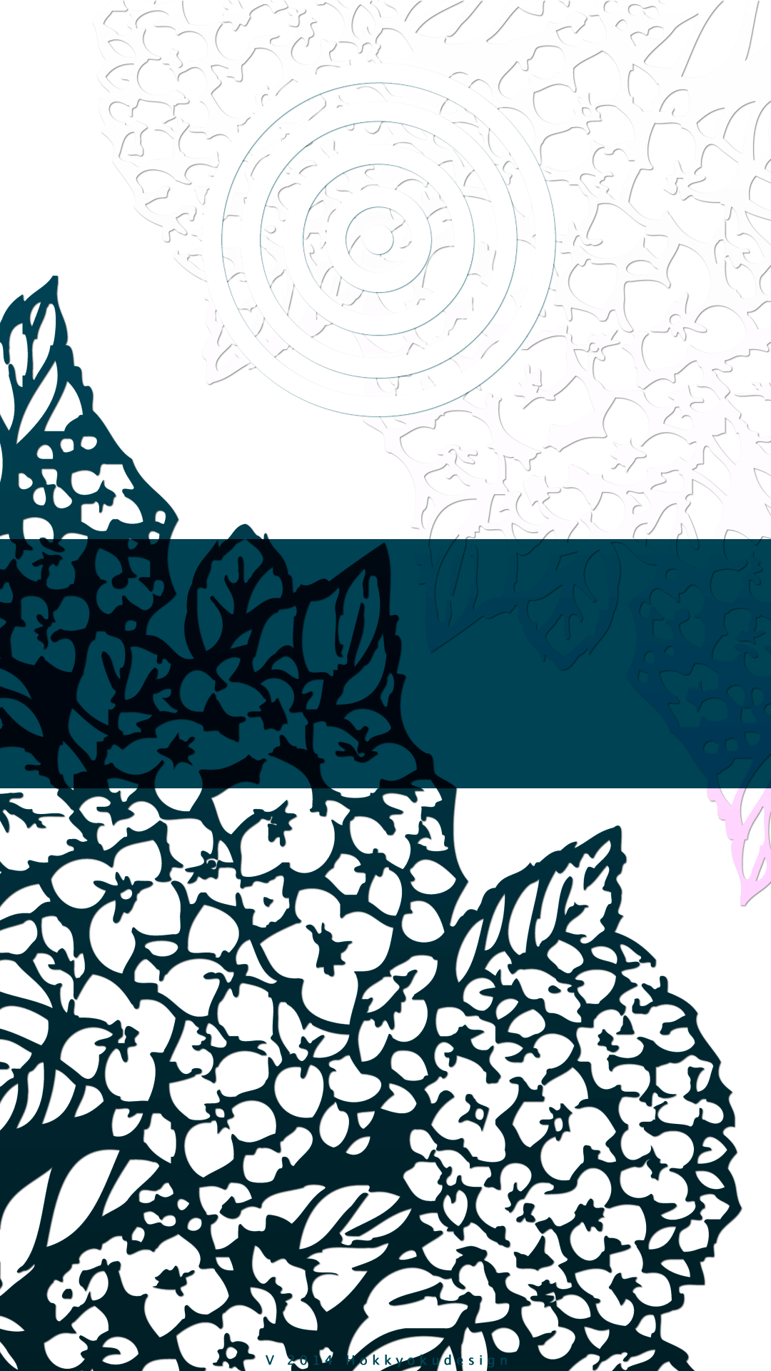 iPhone,iOS7 日本の壁紙　あじさい壁紙