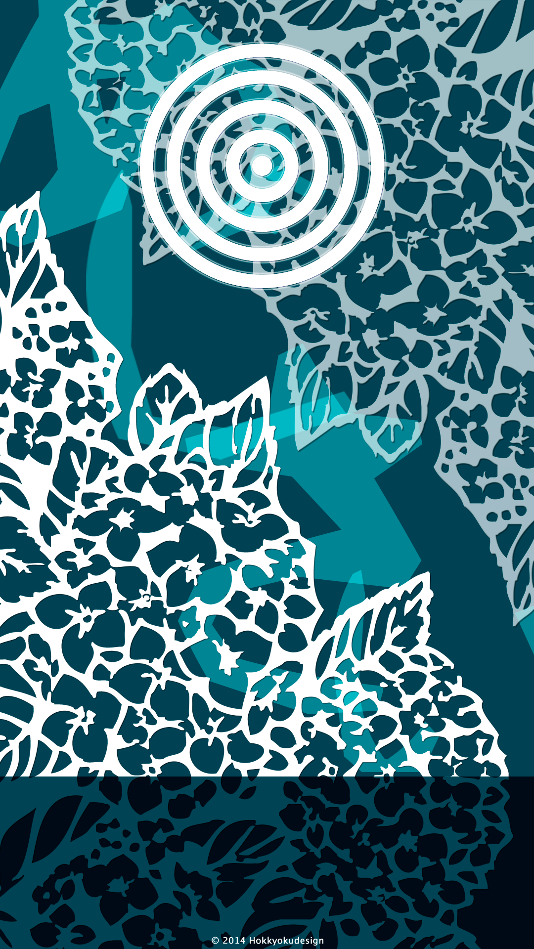 iPhone,iOS7 日本の壁紙　あじさい壁紙