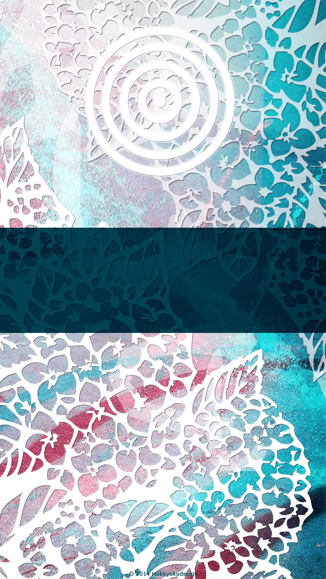 iPhone,iOS7 日本の壁紙　あじさい壁紙