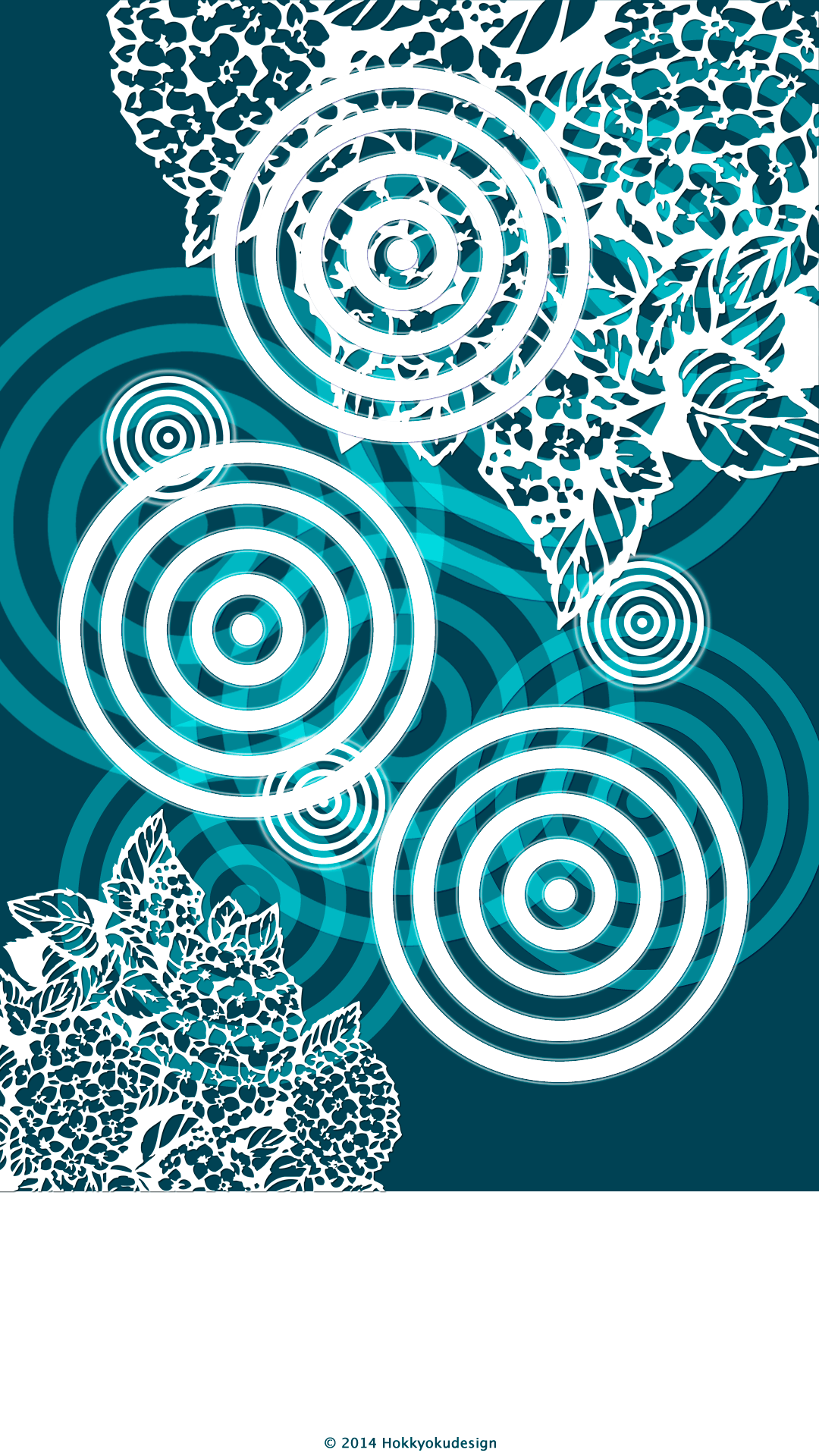 iPhone,iOS7 日本の壁紙　あじさい壁紙