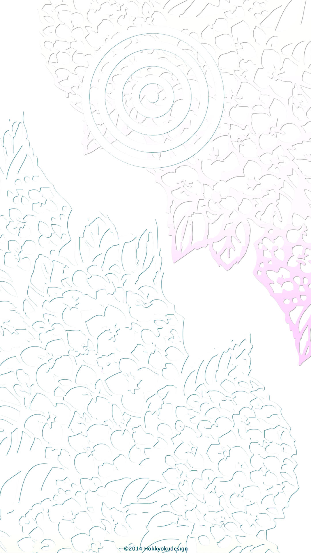 iPhone,iOS7 日本の壁紙　あじさい壁紙