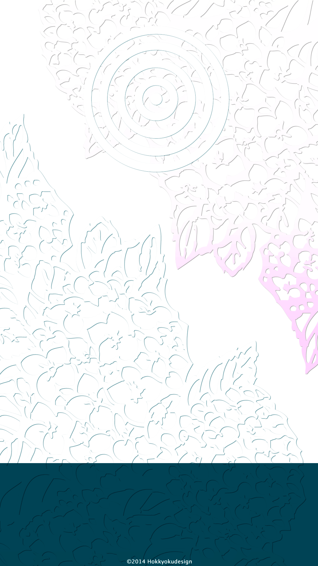 iPhone,iOS7 日本の壁紙　あじさい壁紙