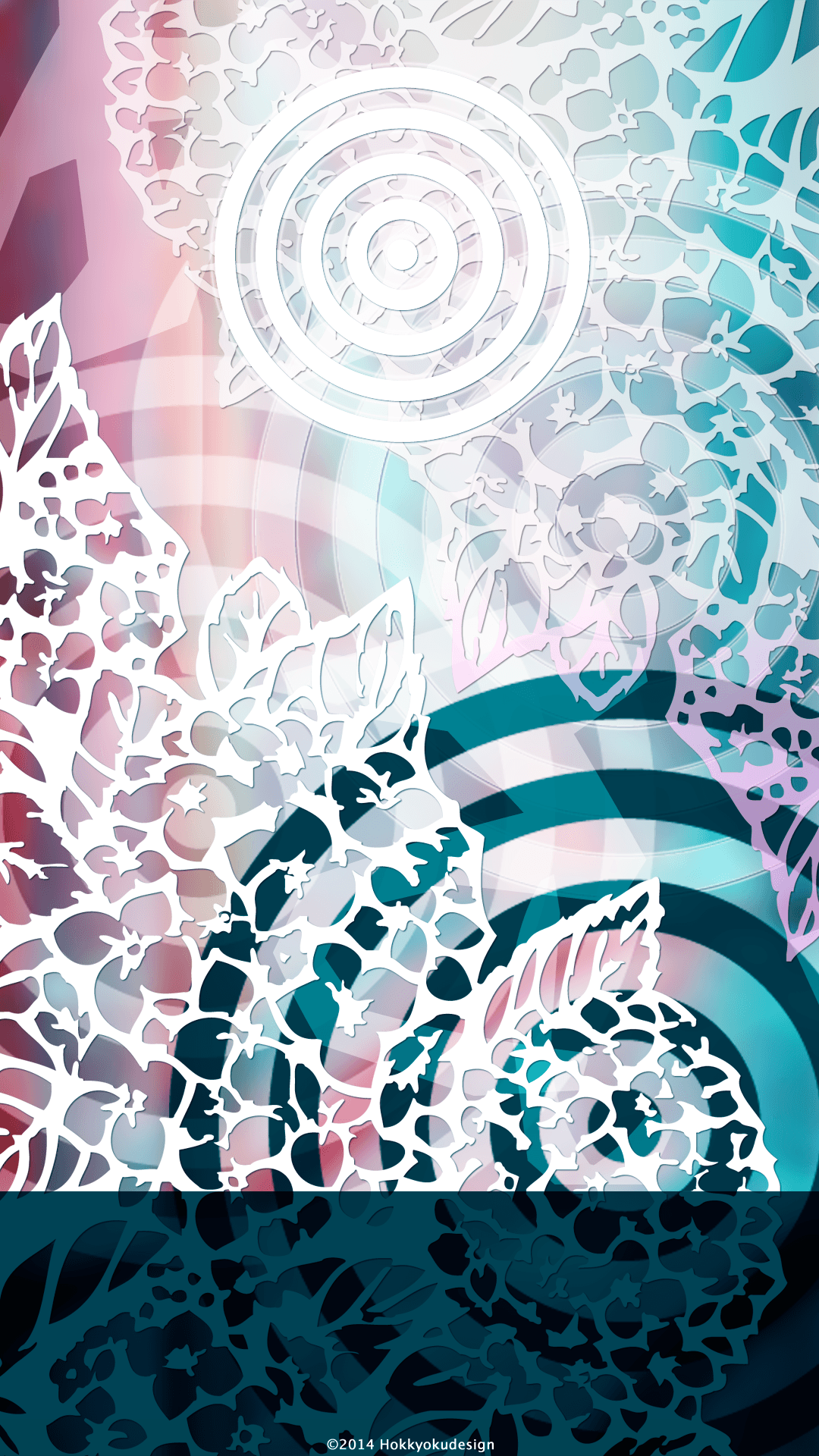 iPhone,iOS7 日本の壁紙　あじさい壁紙