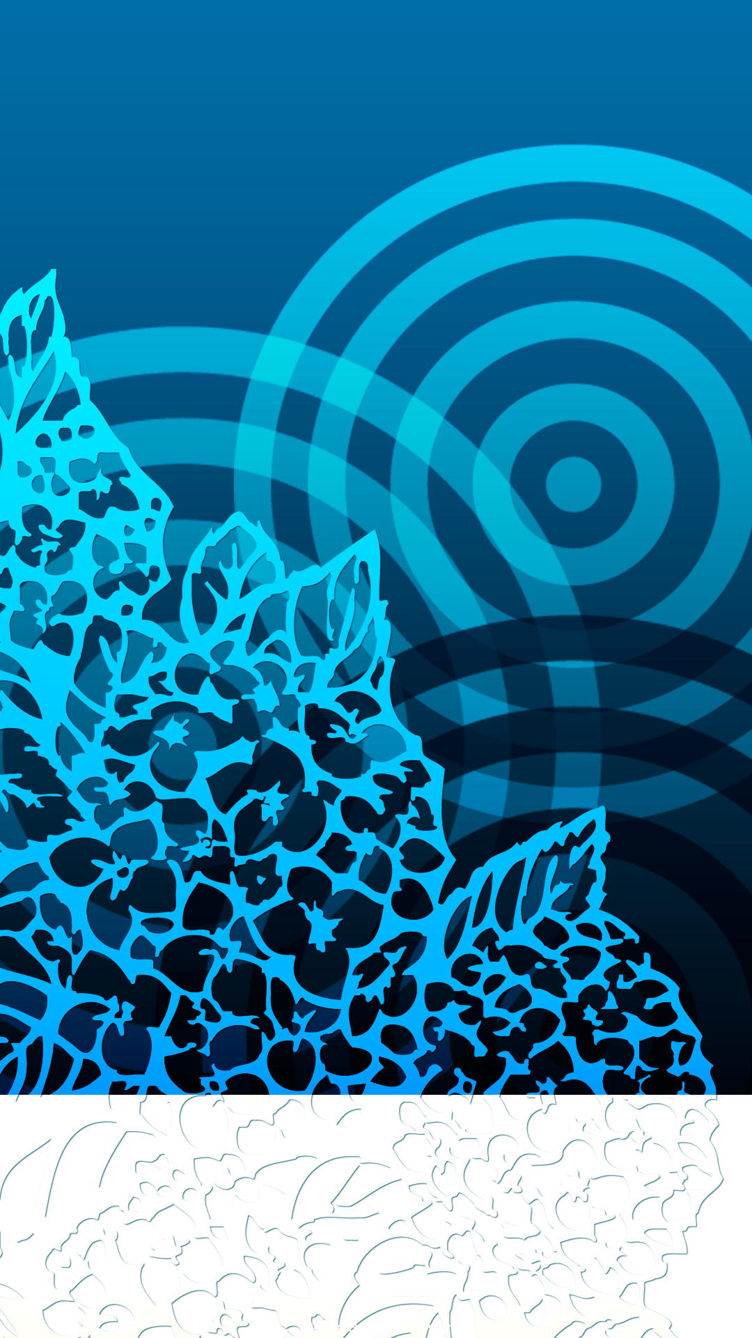 iPhone,iOS7 日本の壁紙　あじさい壁紙