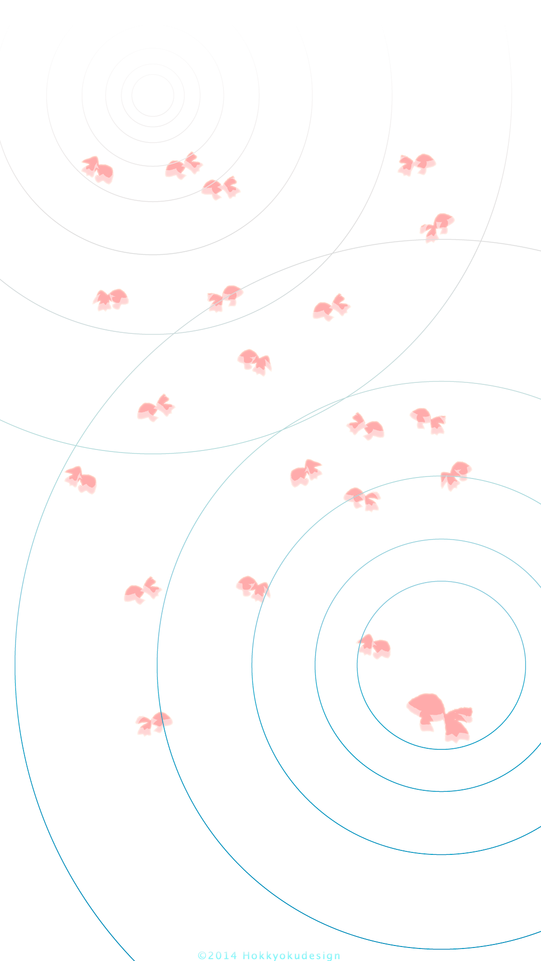 日本の夏の壁紙　金魚