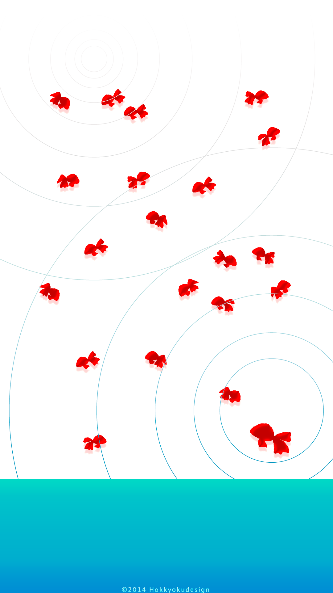 日本の夏の壁紙　金魚