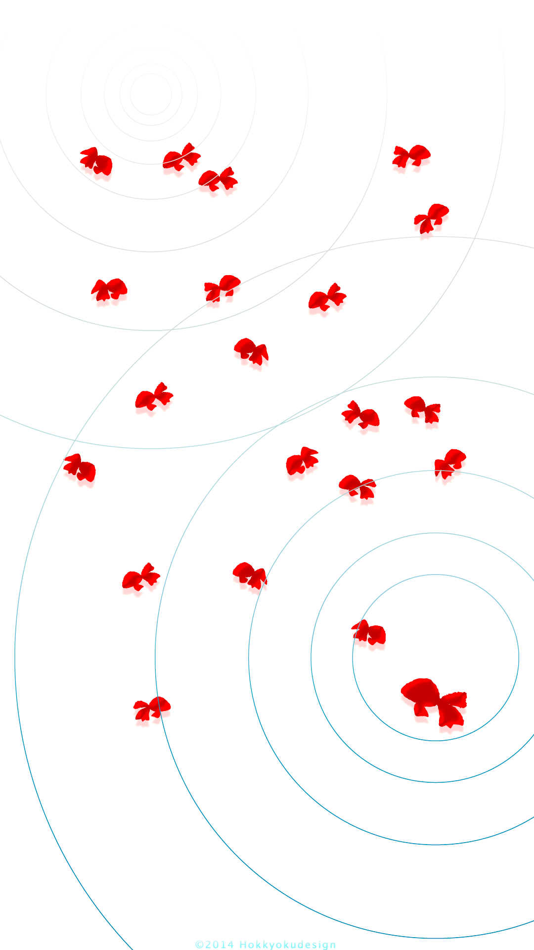 日本の夏の壁紙　金魚