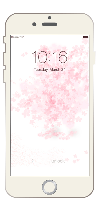 日本の風景壁紙　桜