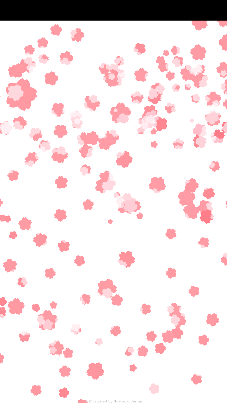 iPhone、Android用桜の壁紙