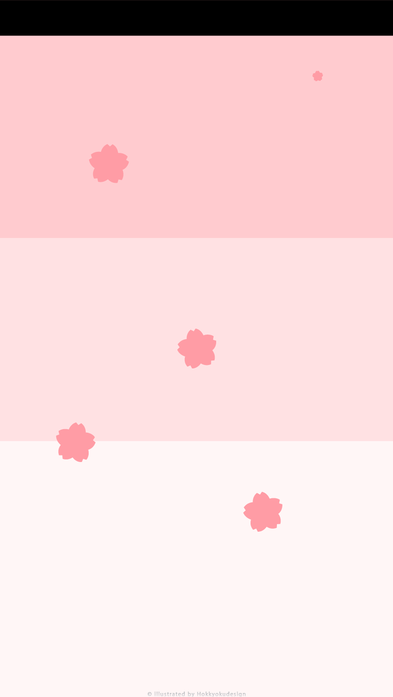 iPhone、Android用桜の壁紙