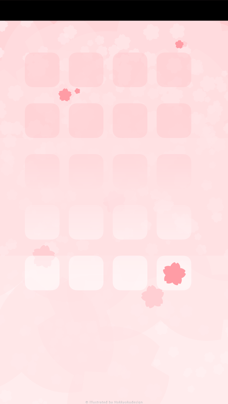 iPhone、Android用桜の壁紙