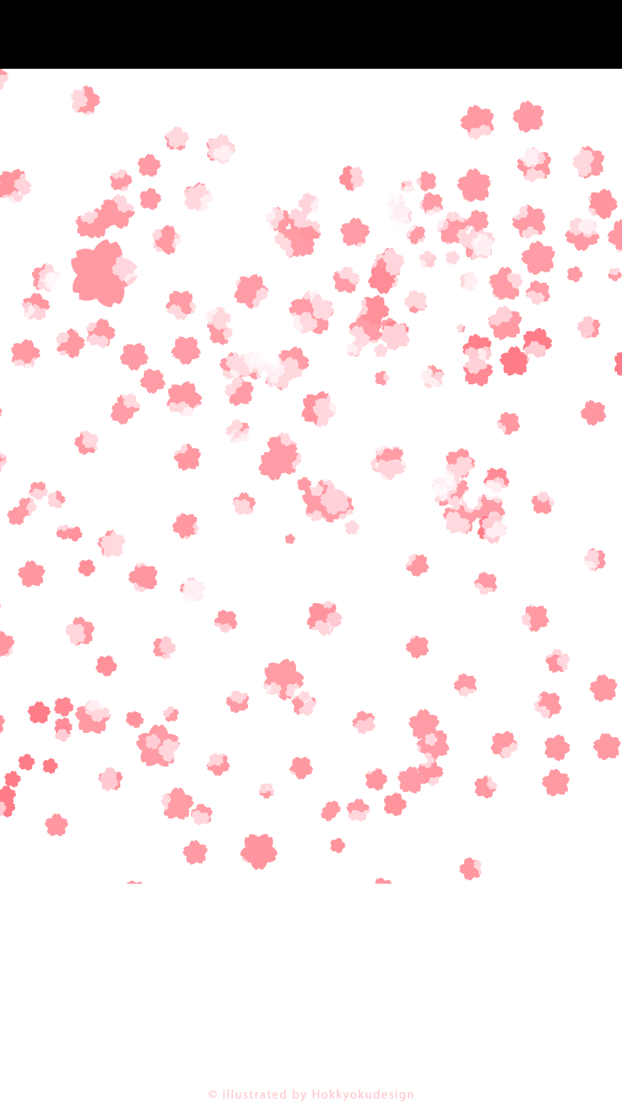 iPhone、Android用桜の壁紙