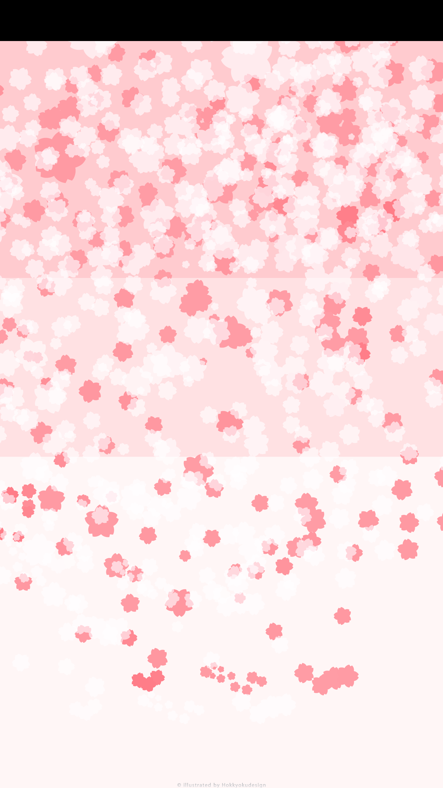 iPhone、Android用桜の壁紙