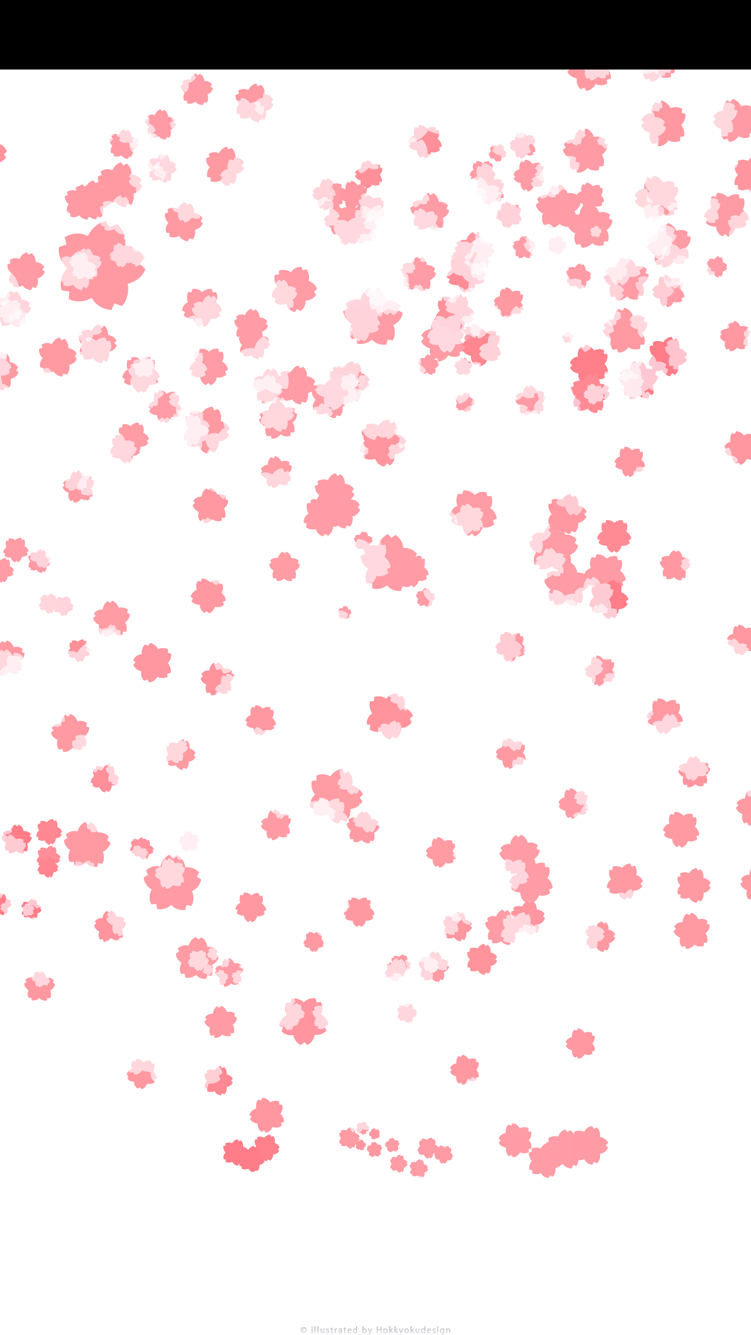 iPhone、Android用桜の壁紙