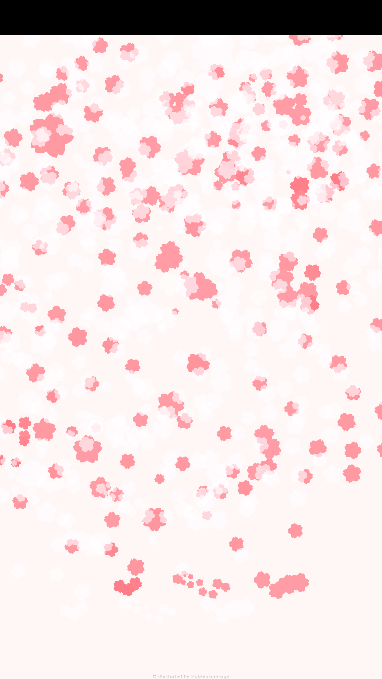 iPhone、Android用桜の壁紙