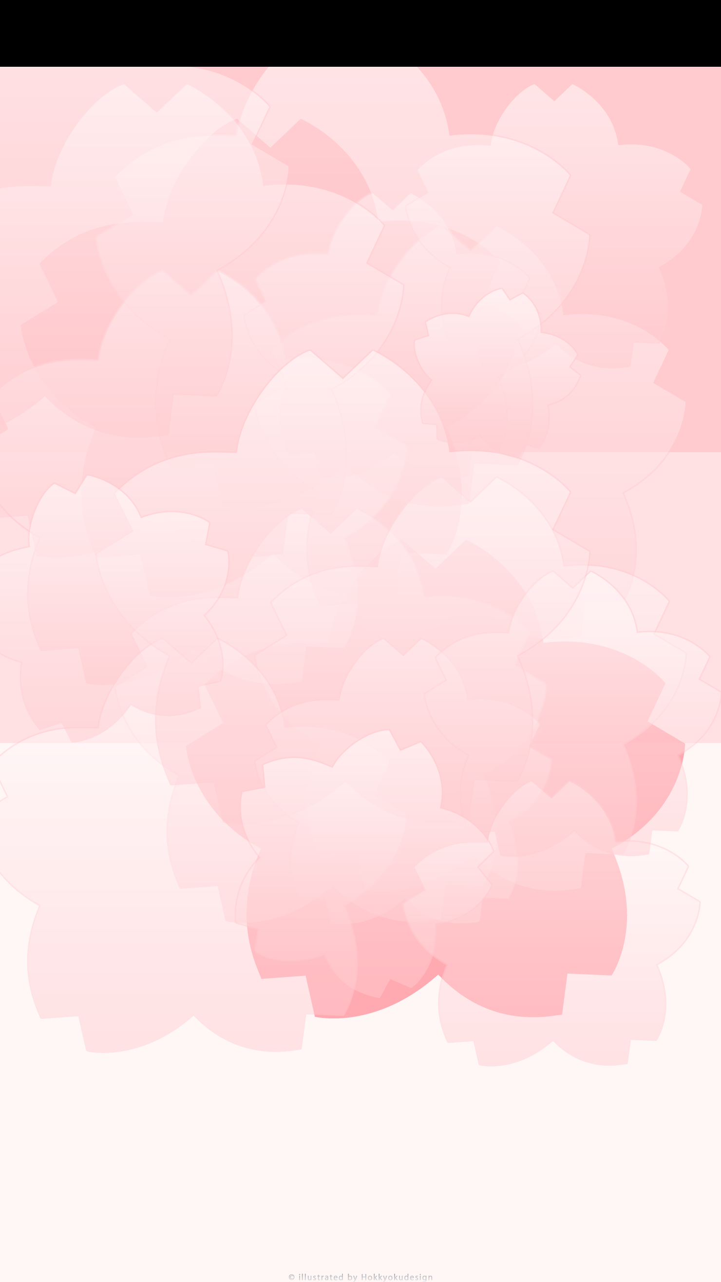 iPhone、Android用桜の壁紙