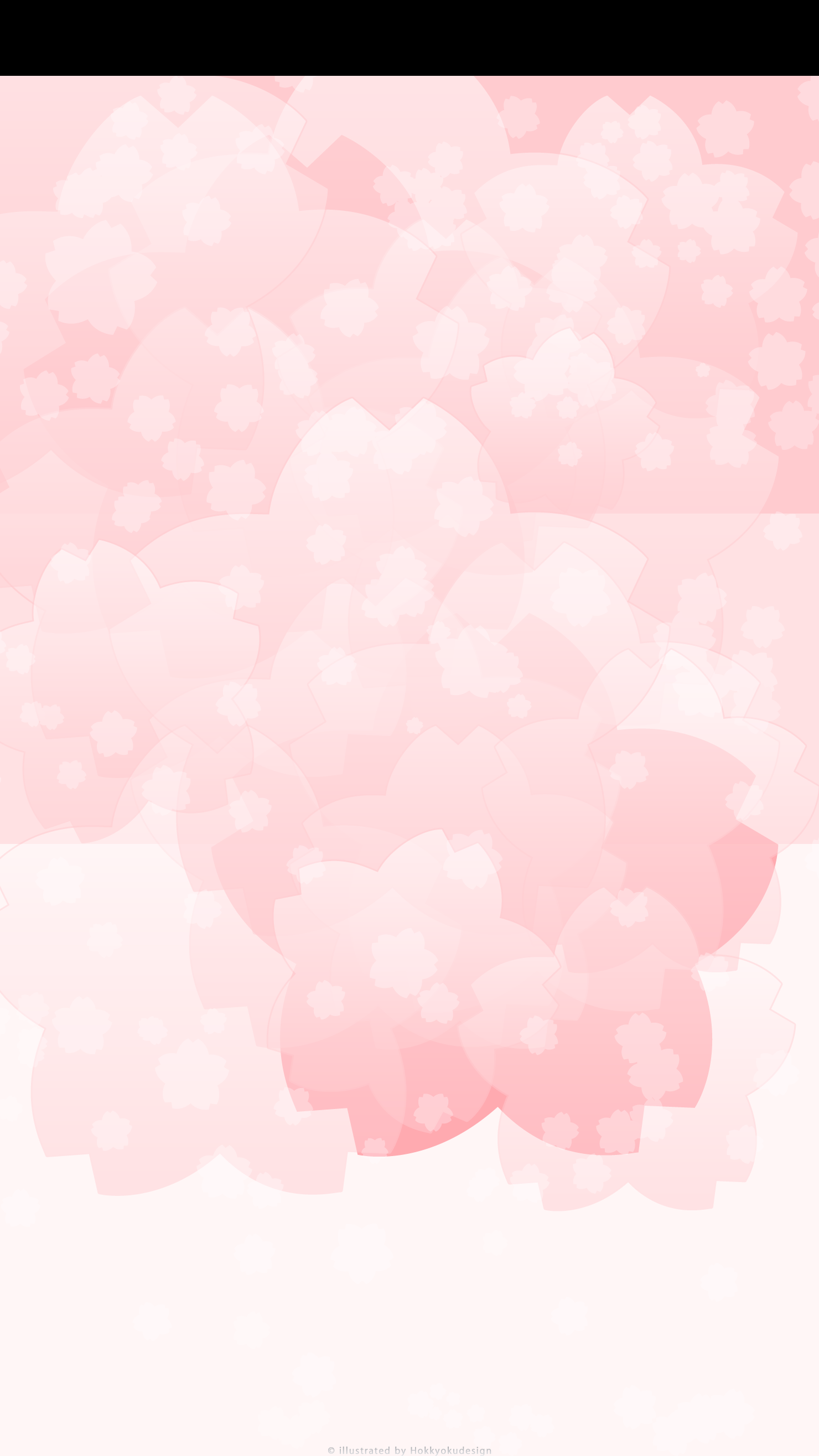 iPhone、Android用桜の壁紙